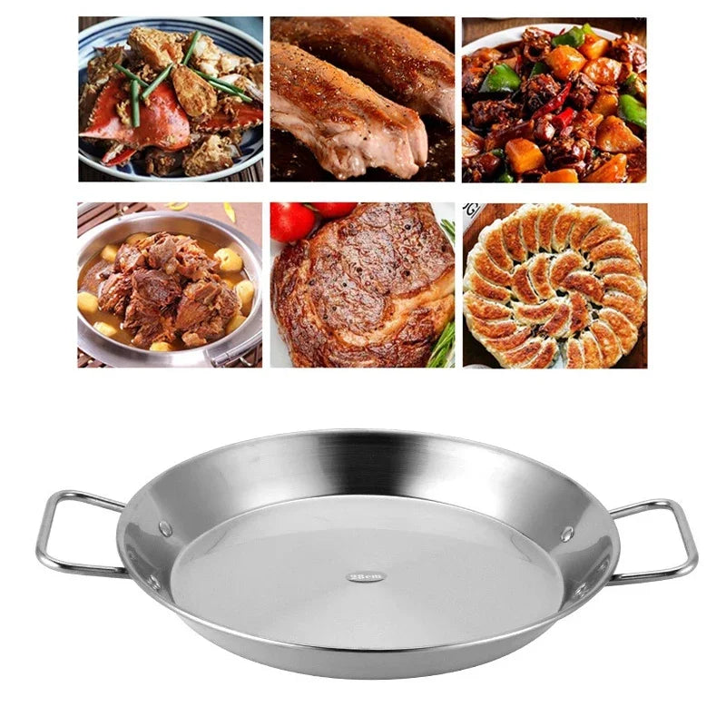 Paella Pan Smart Utensils Kitchenware Skillet Frying Stove