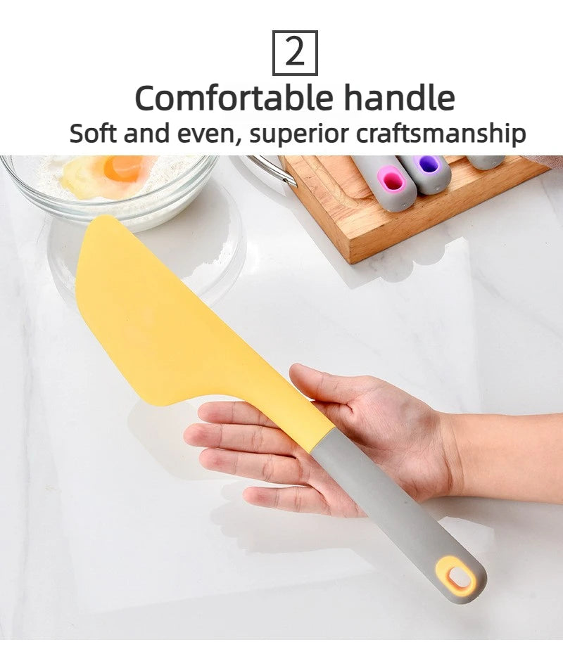 Silicone Spatula Heat Resistant Non-Stick Turner Spatula Baking