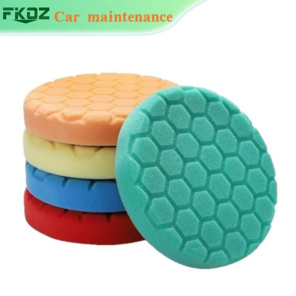6/7 Inch Sponge Car Polisher Waxing Pads Buffing