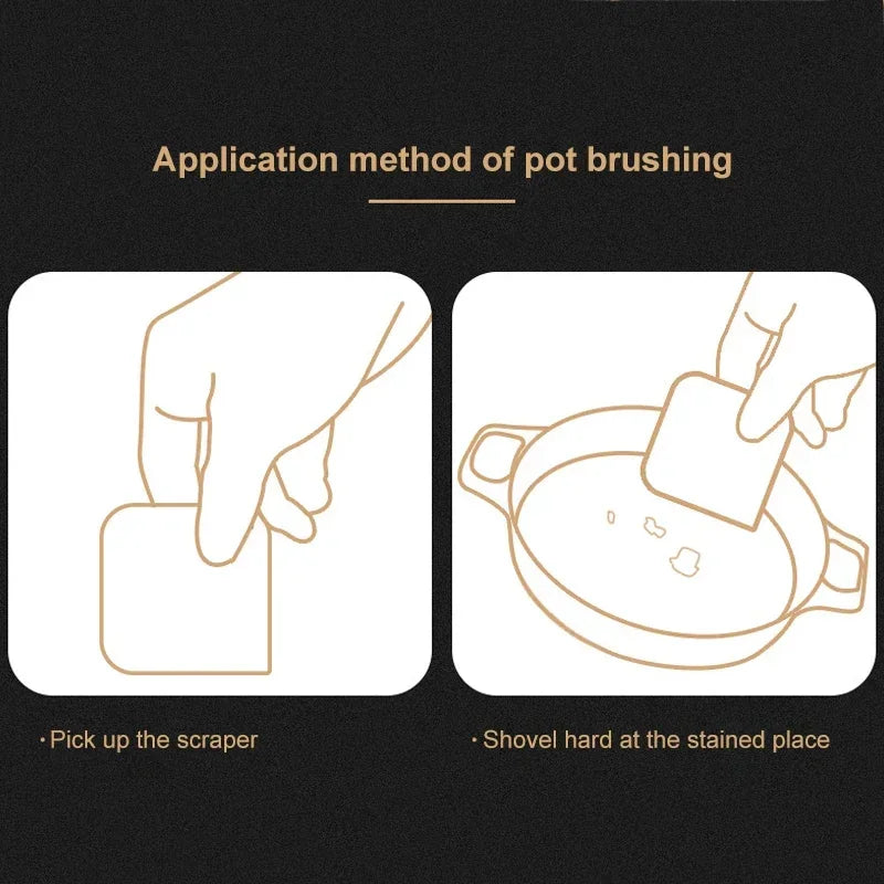 Multi Purpose Plastic Scraper Clean Pots Pans Cut