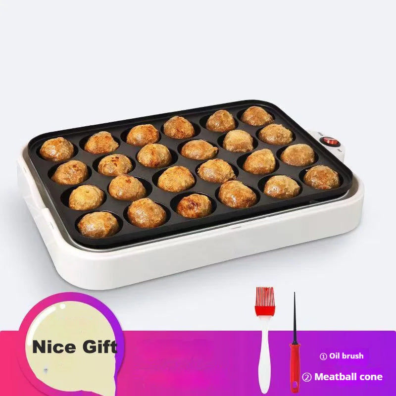 220v Chibi Maruko Baking Machine Electric Takoyaki Maker