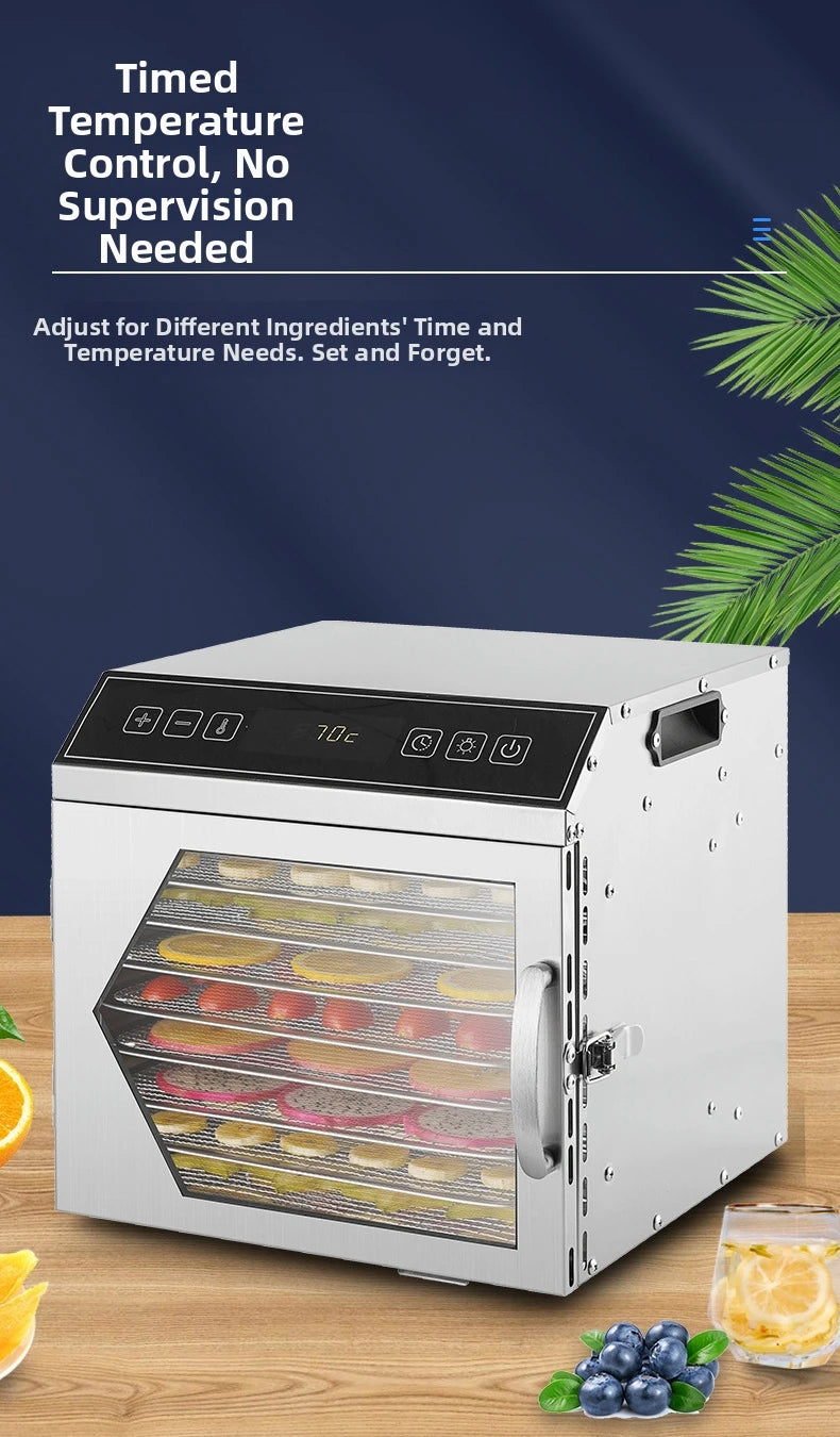 18-Tier Commercial Food Dehydrator Heavy-Duty Dryer Meat Fruits