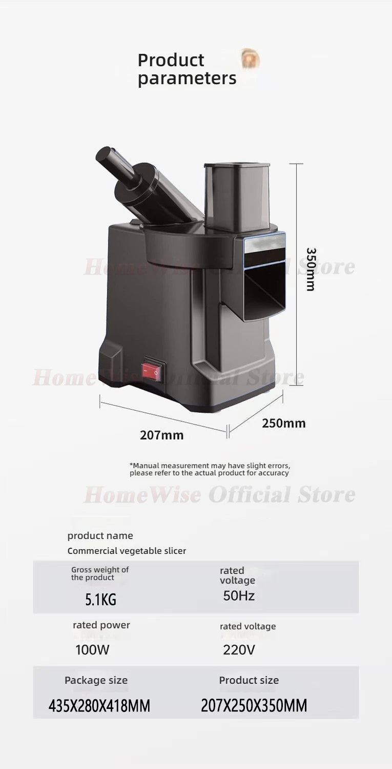 Lx Multi-Function Vegetable Cutter Fruit Slicer Shredder Cube