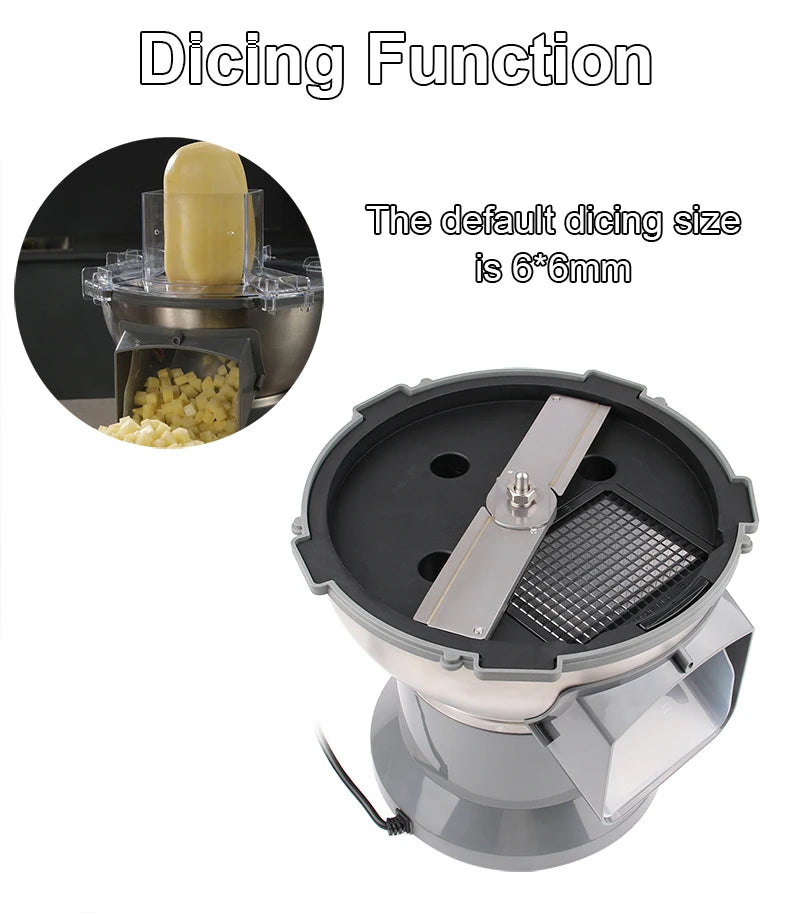 Vegetable Slicer Shredder Automatic Potato Dicing/Shredding