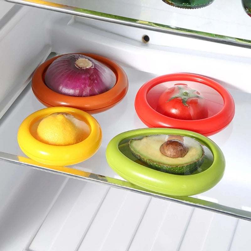 1/4pcs Storage Box Fruit Vegetable Container Fresh Box