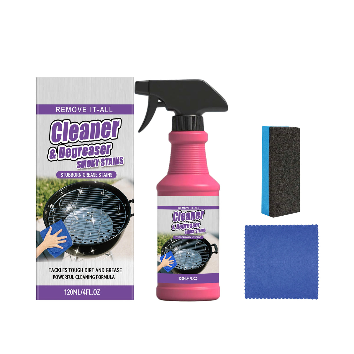Bbq Grill Cleaner Grease Smoky Stain Remover Degreaser