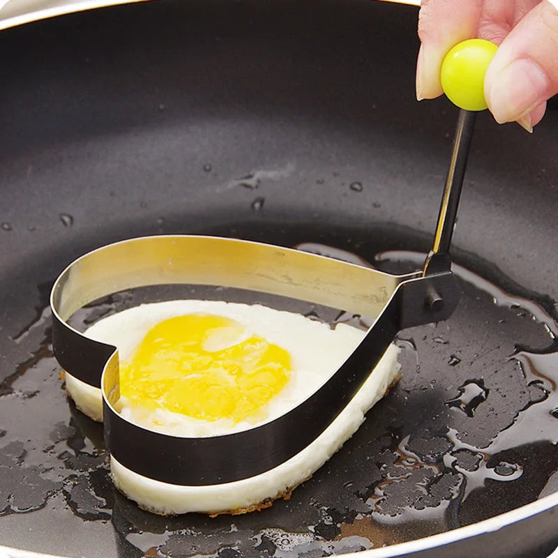 Stainless Steel Fried Egg Shaper Mould Maker Breakfast