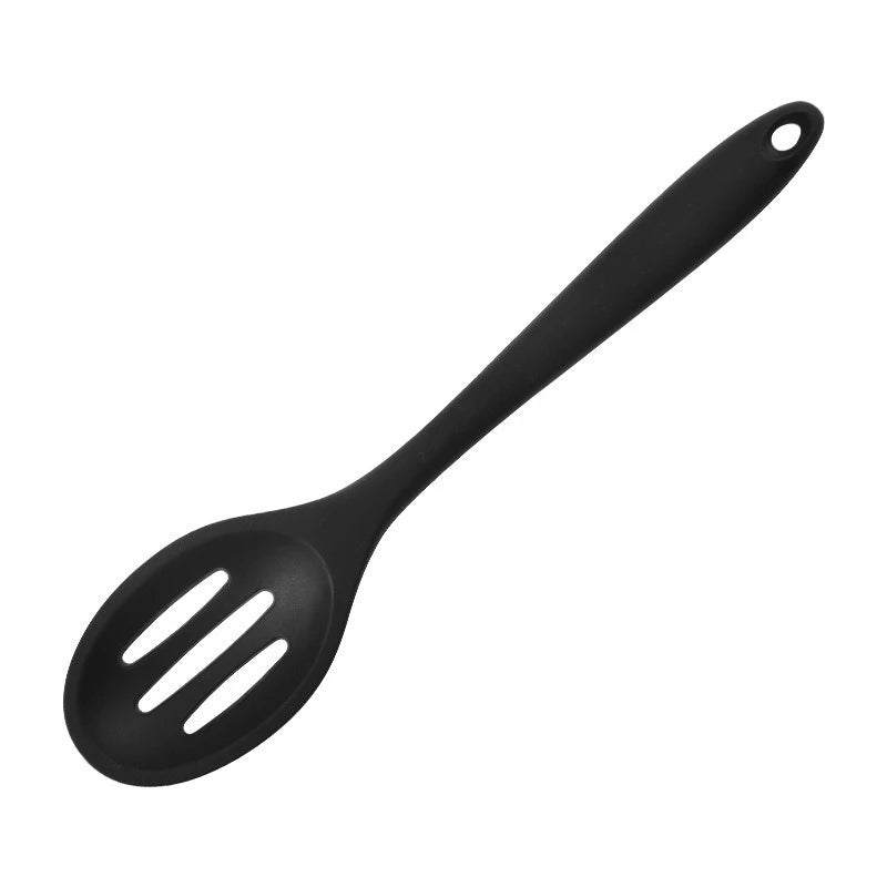 2pcs Silicone Scoop Long Handle Soup Scoop Salad