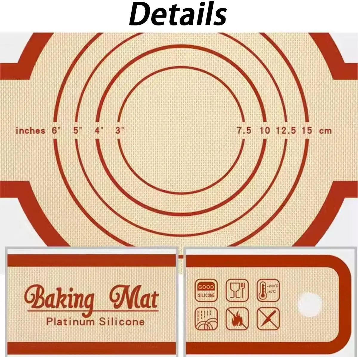 Reusable Silicone Bread Sling Dutch Oven Baking Mat
