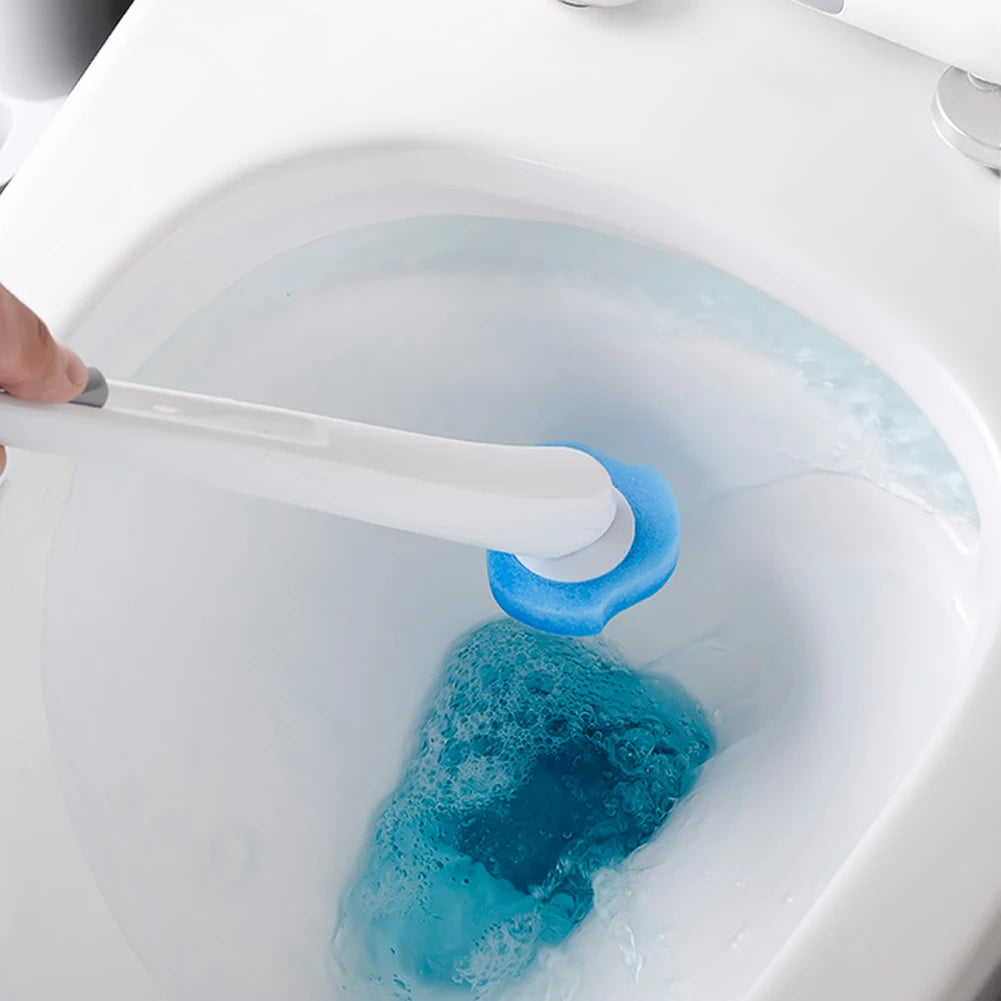 Wall-Mounted Disposable Toilet Brush Cleaner 8/16/24pcs Brush