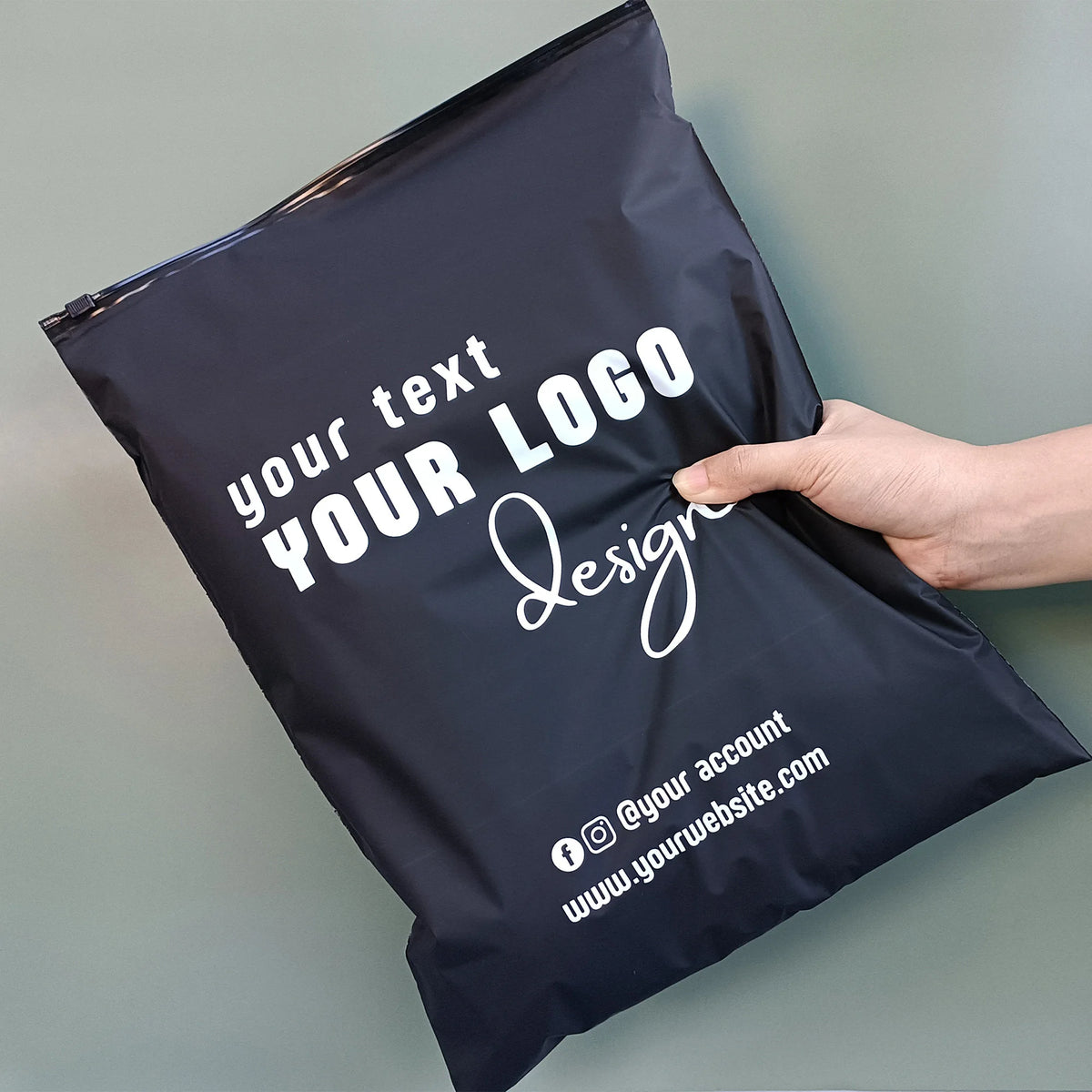 Custom Frosted Zipper Bag Storage Bag Clothing Swimsuit