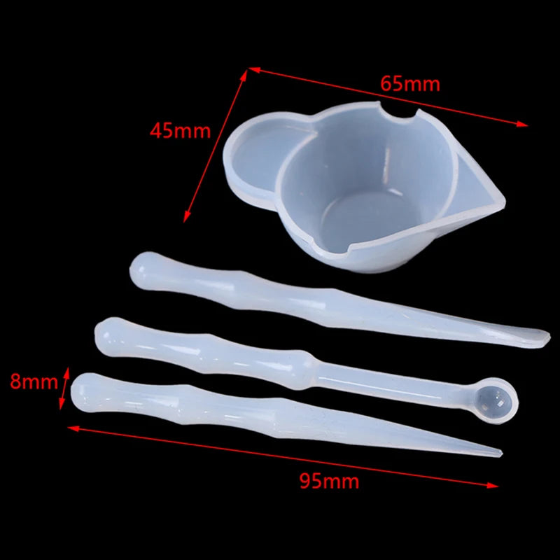 1set Mix Cup Silicone Mold Epoxy Resin 1set