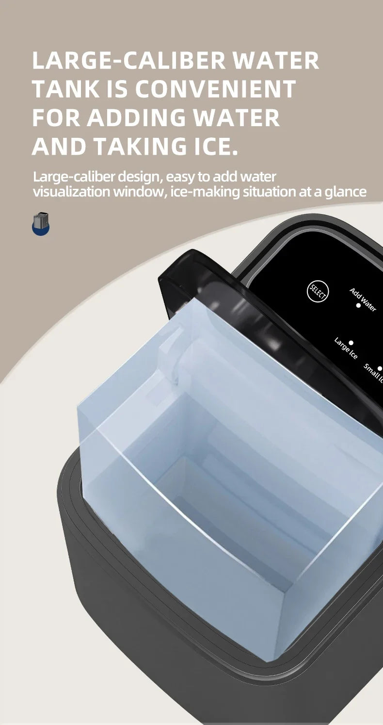 Small Ice Maker Electric 220v Multi-Functional Smart Touch