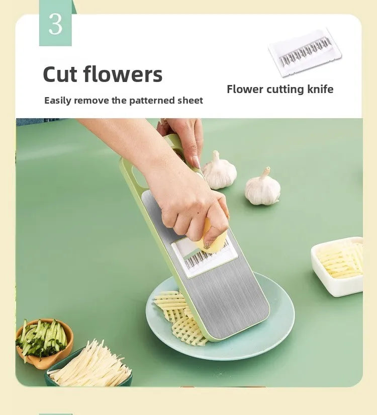 Essentials Multi-Functional Vegetable Cutter Shredder Stainless