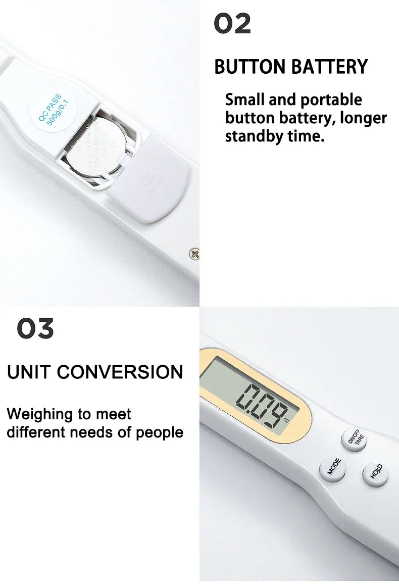 Digital Measuring Spoon 500g 5g Lcd Electronic Scale