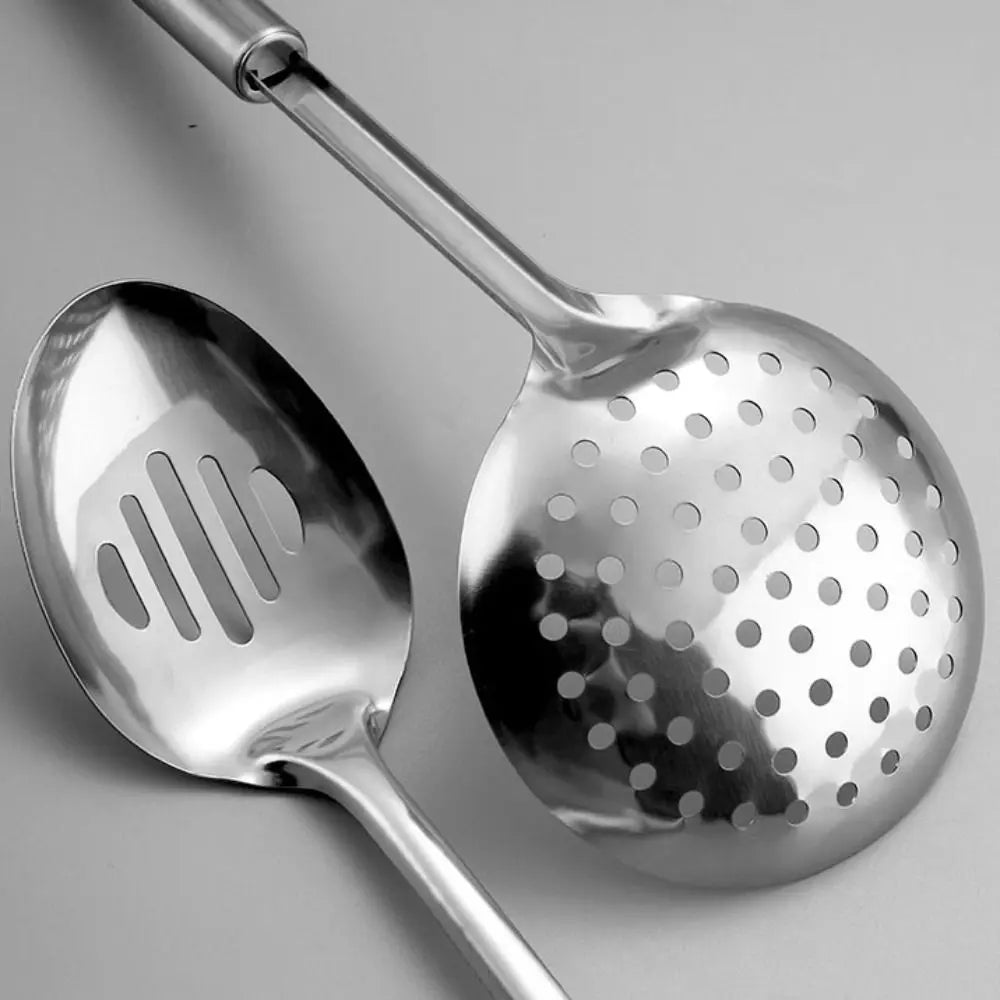 9pcs Cookware Stainless Steel Cooking Utensils Rust-Proof Durable