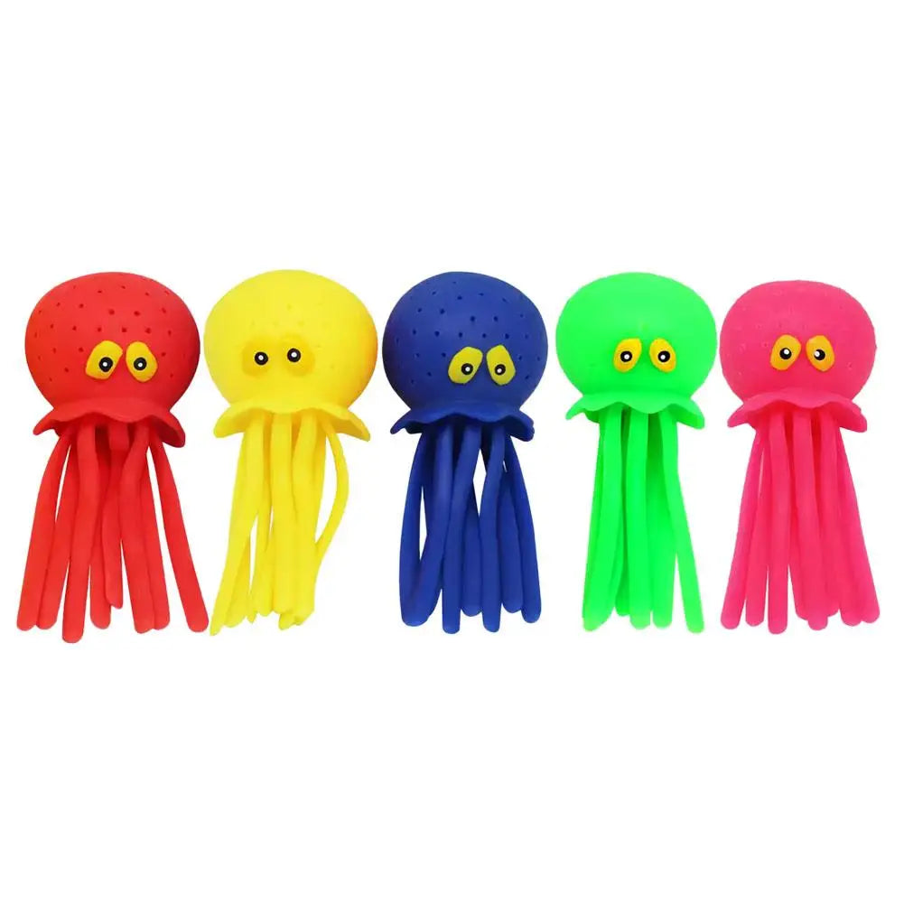 Baby Bath Toys Sponge Water Absorbing Octopus Squeezing