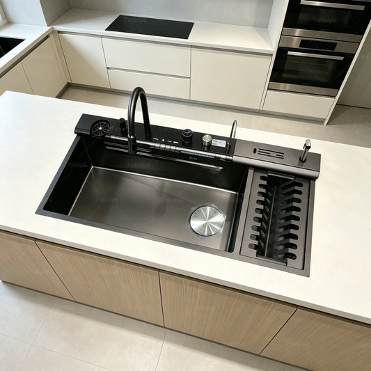 Modern Sinks Stainless Steel Sink Extra Large Slot