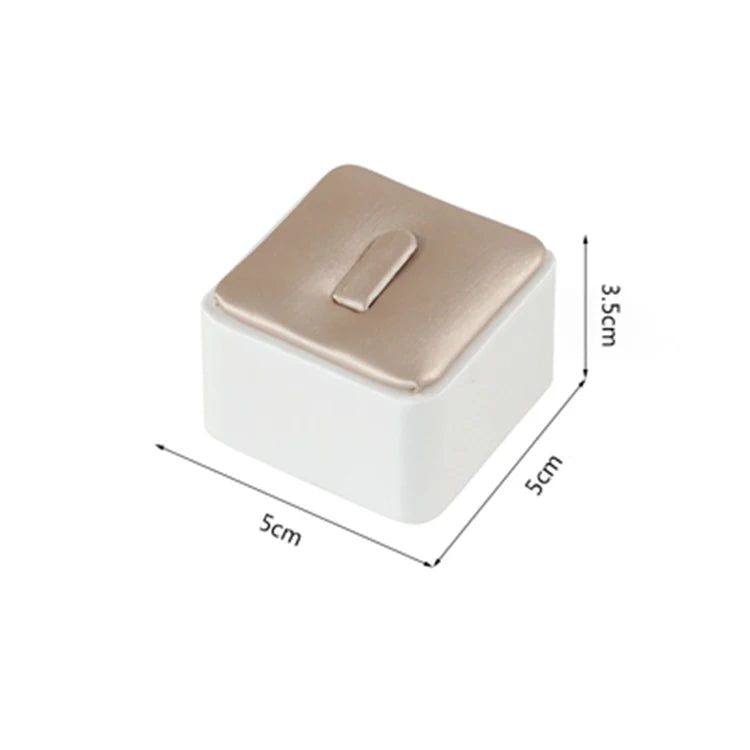 Pu Leather Hand Jewelry Ring Display Pedestal Stand