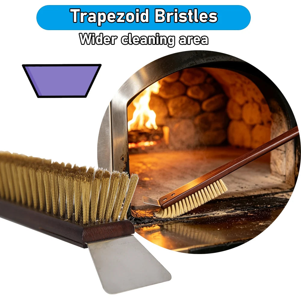 Onilini 20 Inch Pizza Oven Brush Scraper Grill