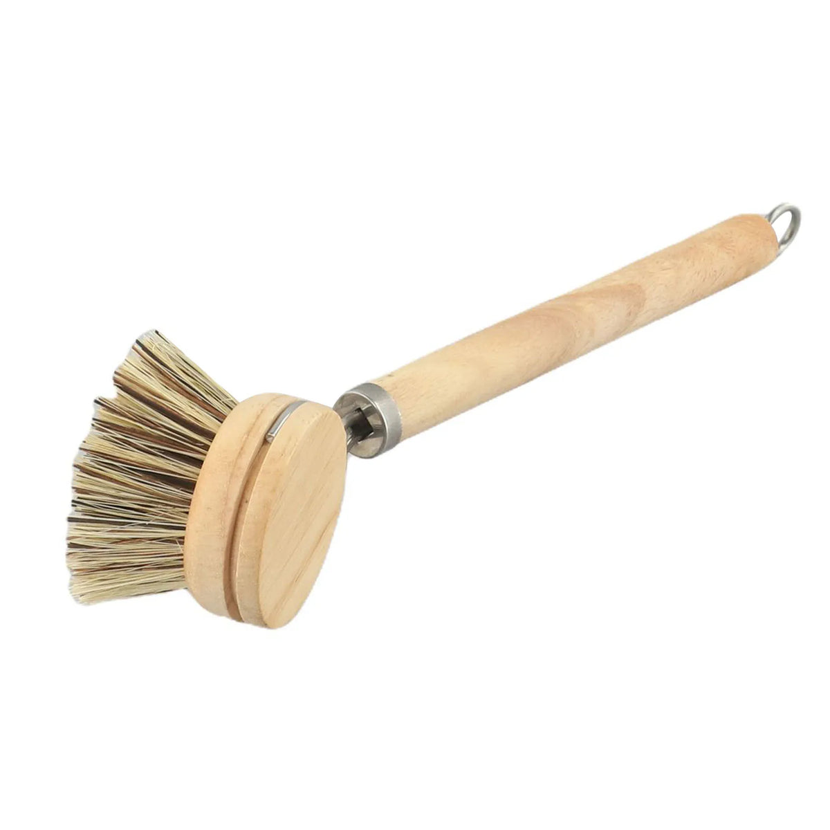 Bamboo Dish Scrub Brush Wooden Cleaning Scrubbers Cleaning