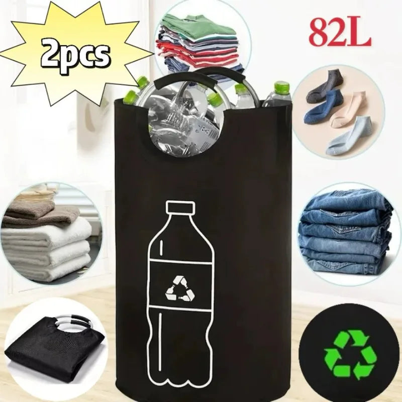 Oxford Cloth Aluminum Handle Recyclable Bottle Storage Bag