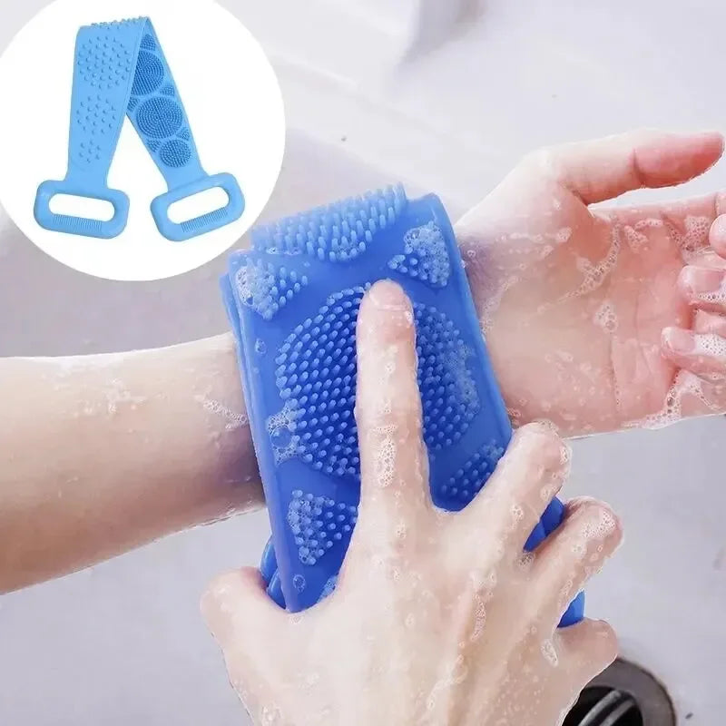Body Sponge Silicone Back Brushes Bath Towels Scrubber