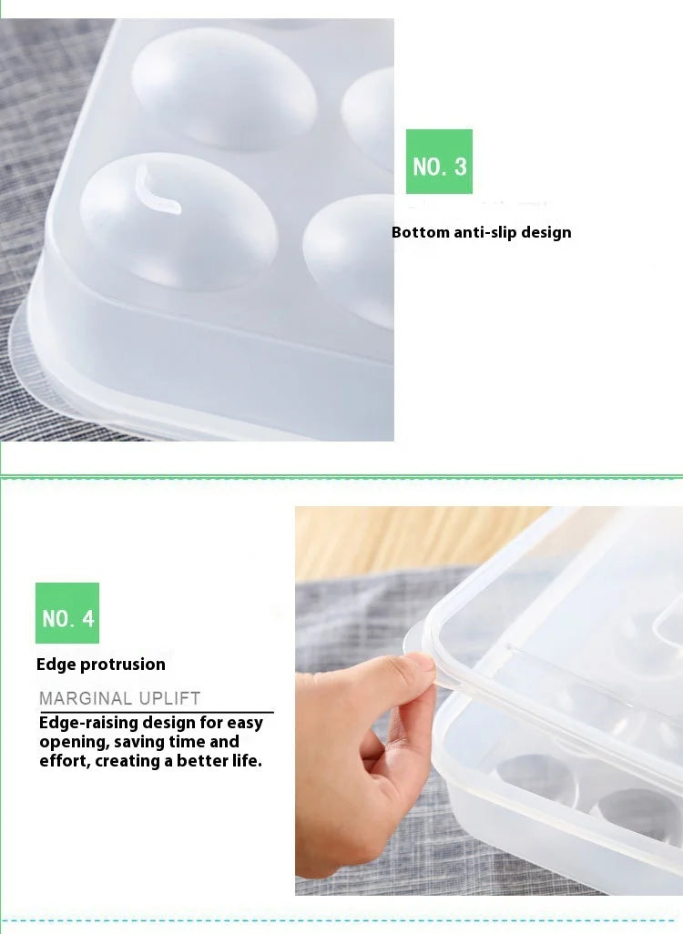 1pcs Simple Egg Box 30-Grid Refrigerator Storage Box