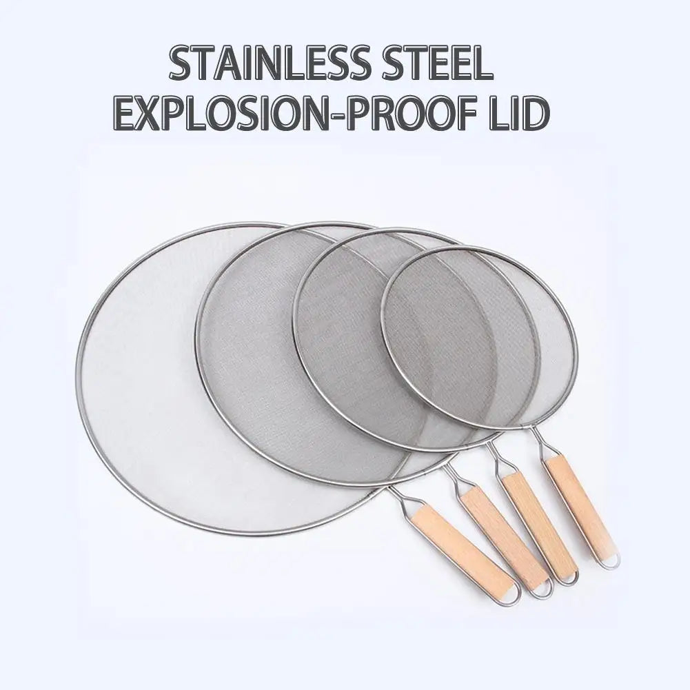Pot Frying Oil Cooking Cover Grease Splatter Screen