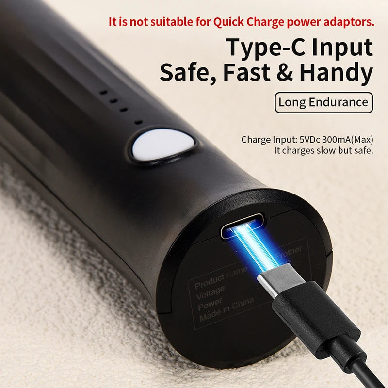 Electric Milk Frother Egg Beater Wireless Type-C Charging
