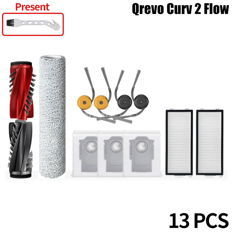 Roborock Qrevo Curv Flow Robot Vacuum Cleaner Dust