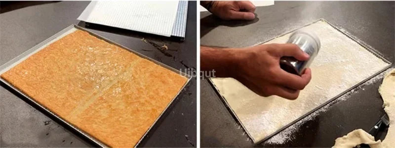 Puff Pastry Baking Tray Rectangle Mille Feuille Pastry