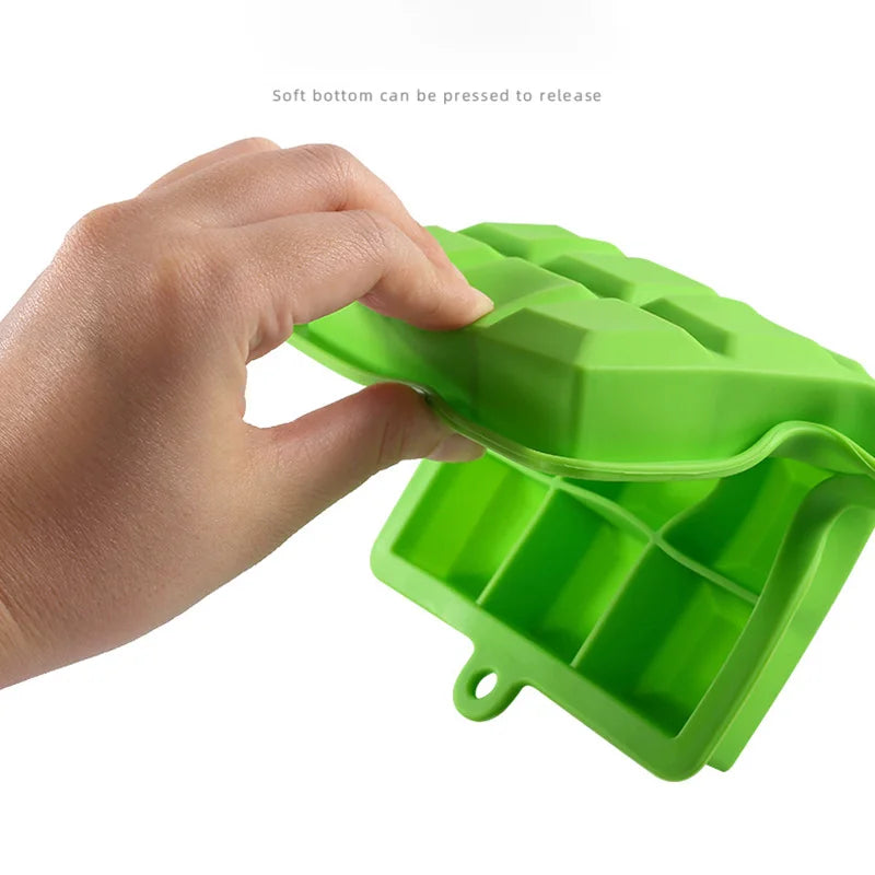 15 Grid Ice Tray Mold Box Silicone Ice