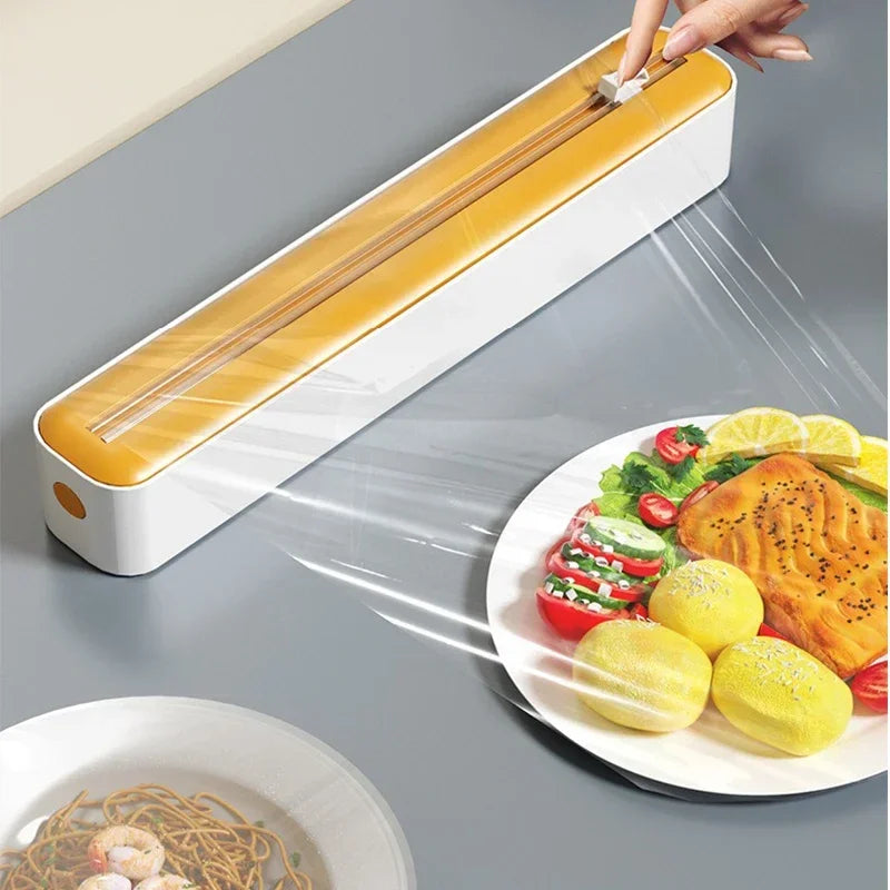In Food Film Dispenser Wrap Dispenser Cutter Storage