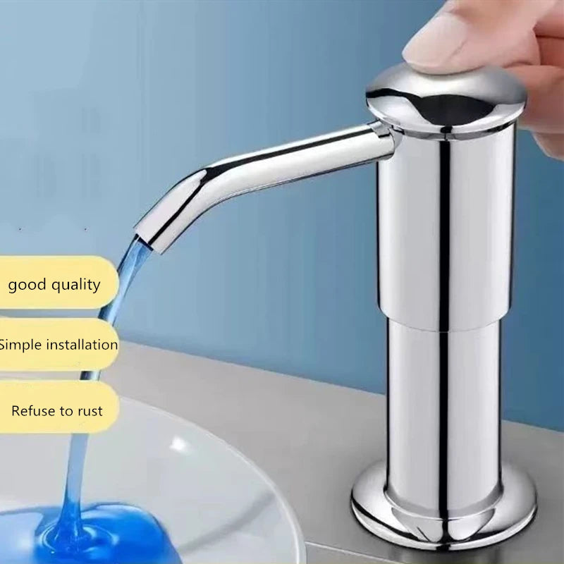 Counrtertop Dishes Dispenser Extention Tube Hand Press Soap