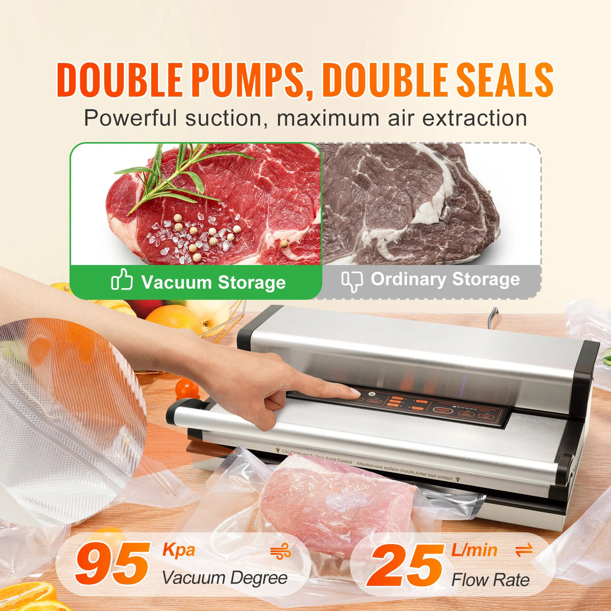 Succebuy Commercial Vacuum Sealer Machine Automatic Food