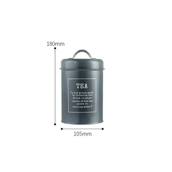 Canisters Coffee Tea Sugar Flour Metal Tin Jars
