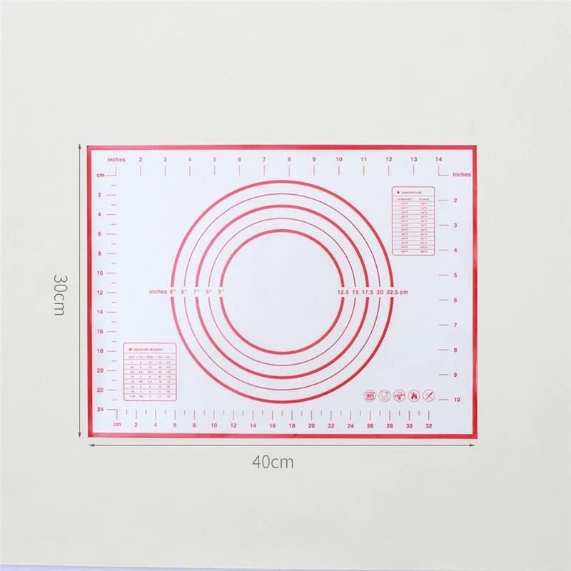 Silicone Baking Mat Pad Baking Sheet Pizza Dough