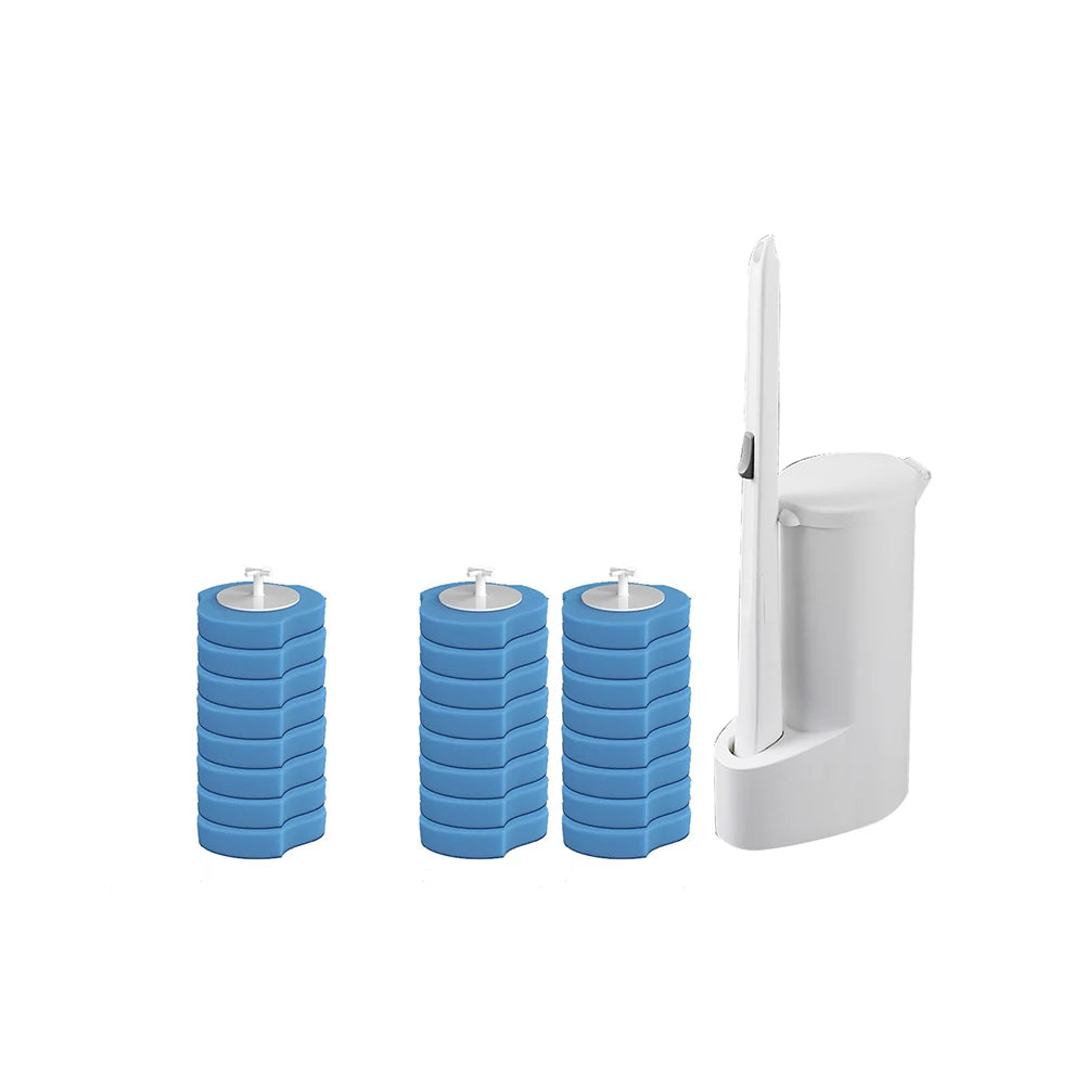 Wall-Mounted Disposable Toilet Brush Cleaner 8/16/24pcs Brush