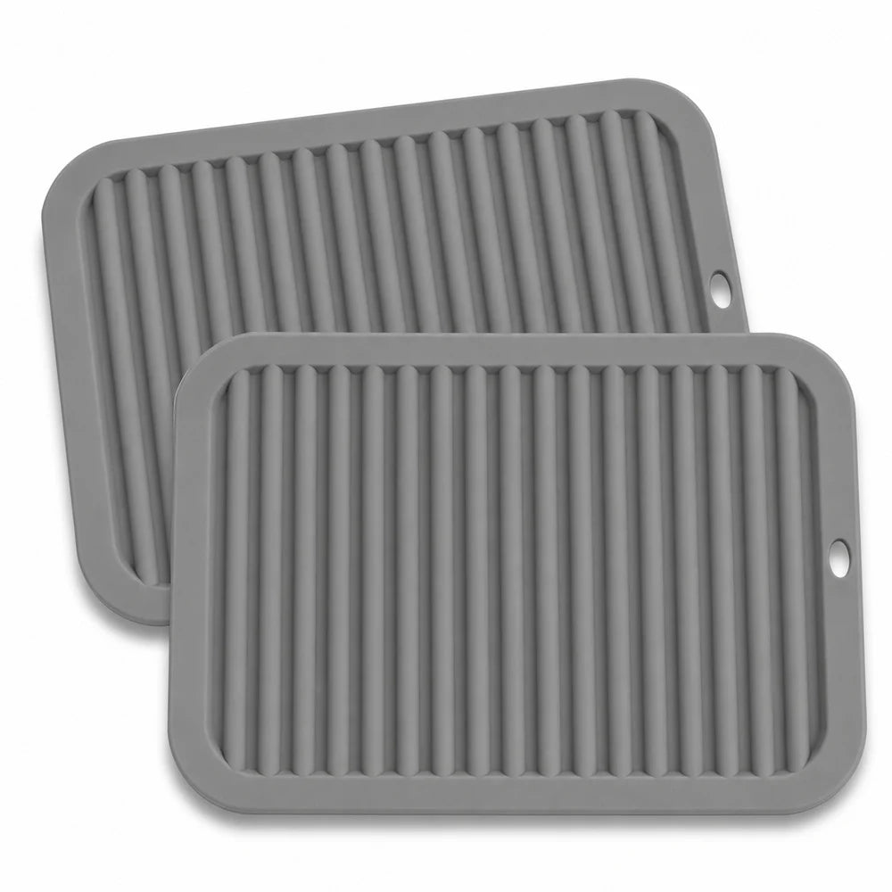 1pc Silicone Dish Drying Mat Silicone Trivets Pots