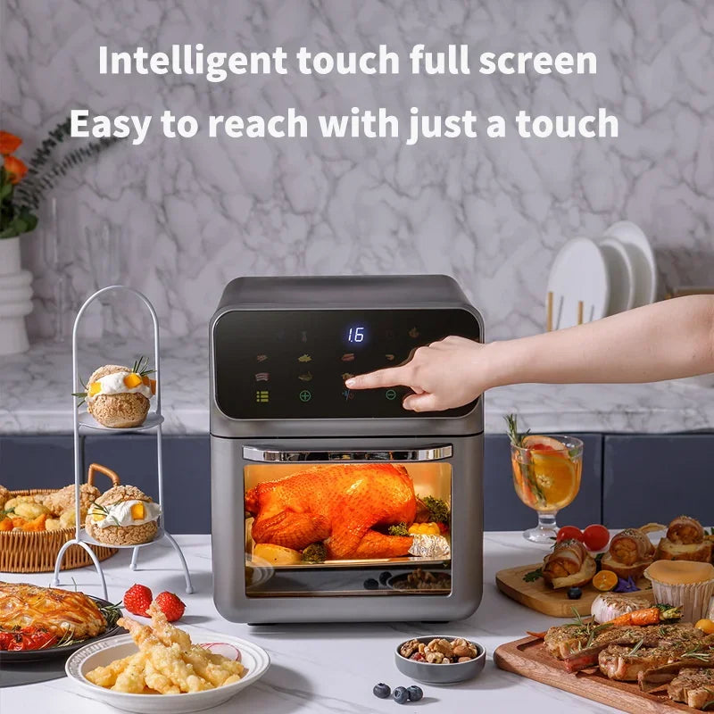 10l Large Capacity Electric Air Fryers Oil-Free Automatic