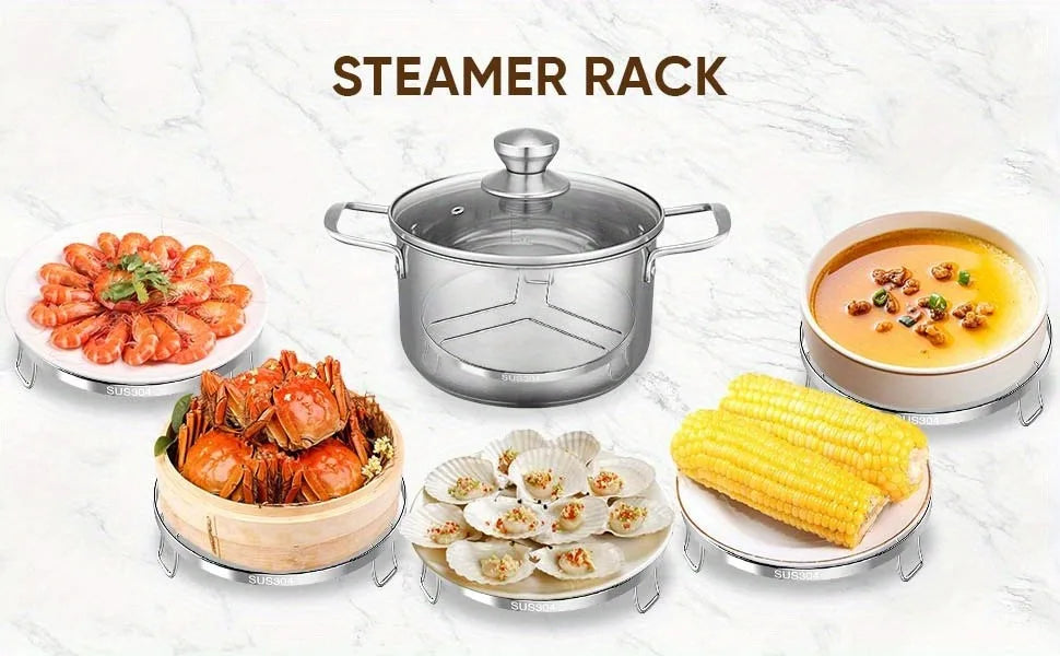 Steamer Rack Stainless Steel Trivet Cooling Rack Steamer
