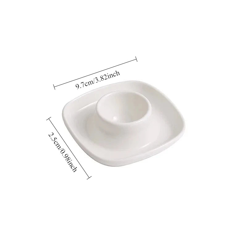 1pcs Creative Anti-Scald Egg Holder Ceramic Egg Holder