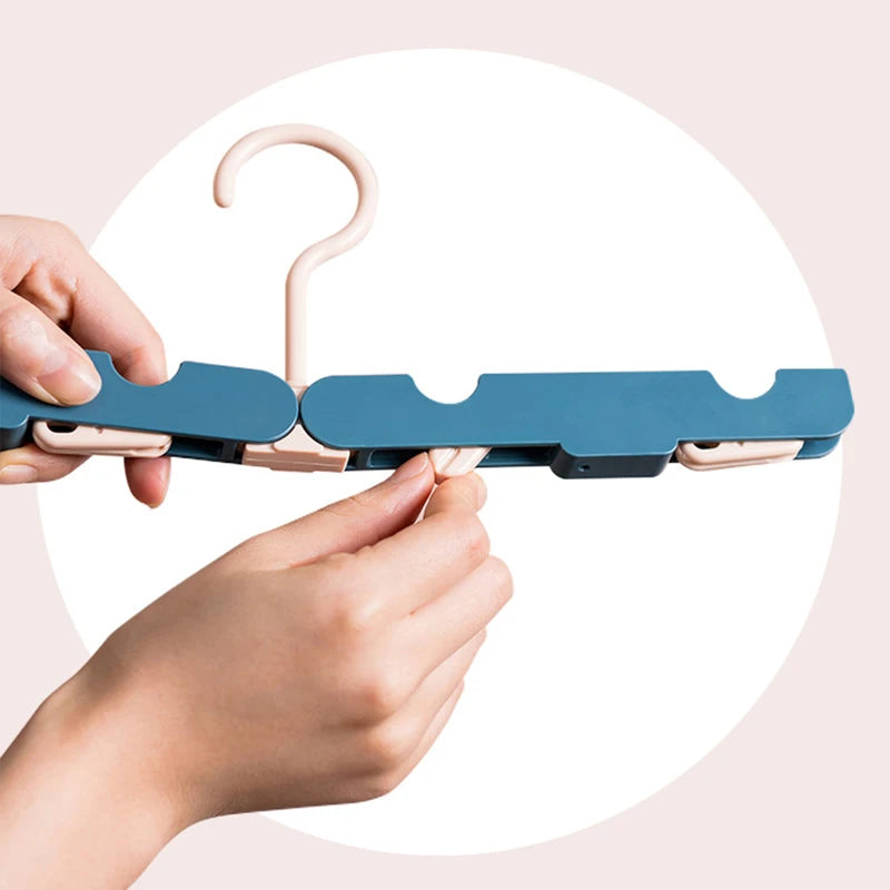 Travel Folding Hanger Mini Hangers Drying Rack Outdoor
