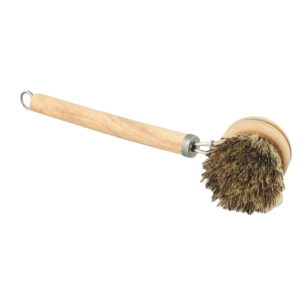 Bamboo Dish Scrub Brush Wooden Cleaning Scrubbers Cleaning