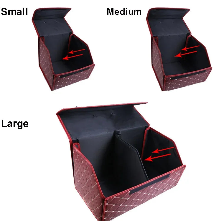Multipurpose Collapsible Car Trunk Storage Organizer Lid Car