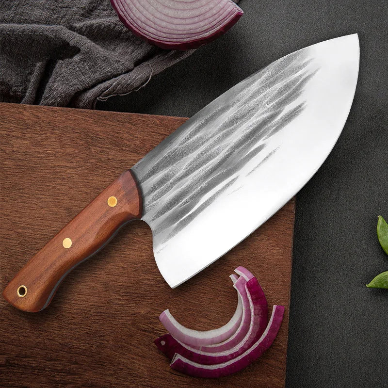 Knife Handmade Forged Chef Chopping Knife Stainless Steel