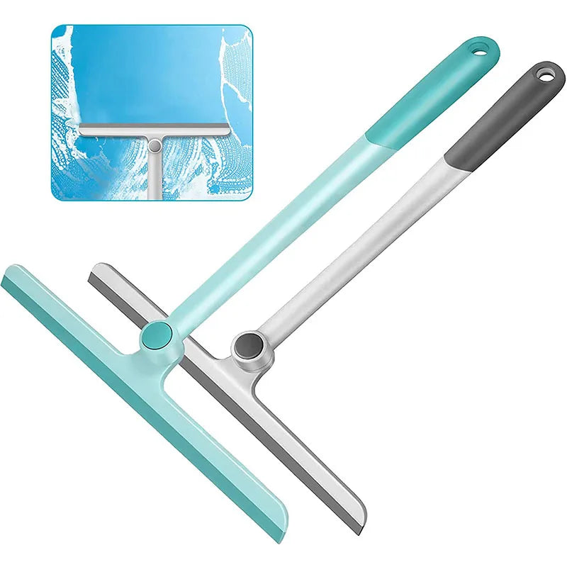 360 Degree Rotatable Shower Squeegee Glass Wiper Scraper