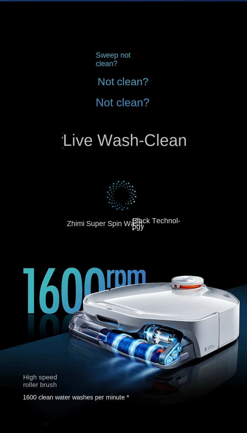 2024zhimi Intelligent Sweeping Robot Pioneer A1 Sweeping Towing