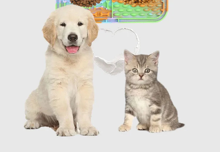 Pet Lick Silicone Mat Pet Slow Food Plate
